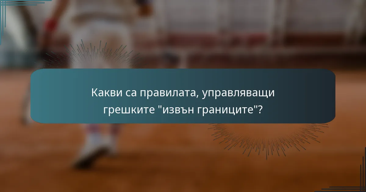 Какви са правилата, управляващи грешките 