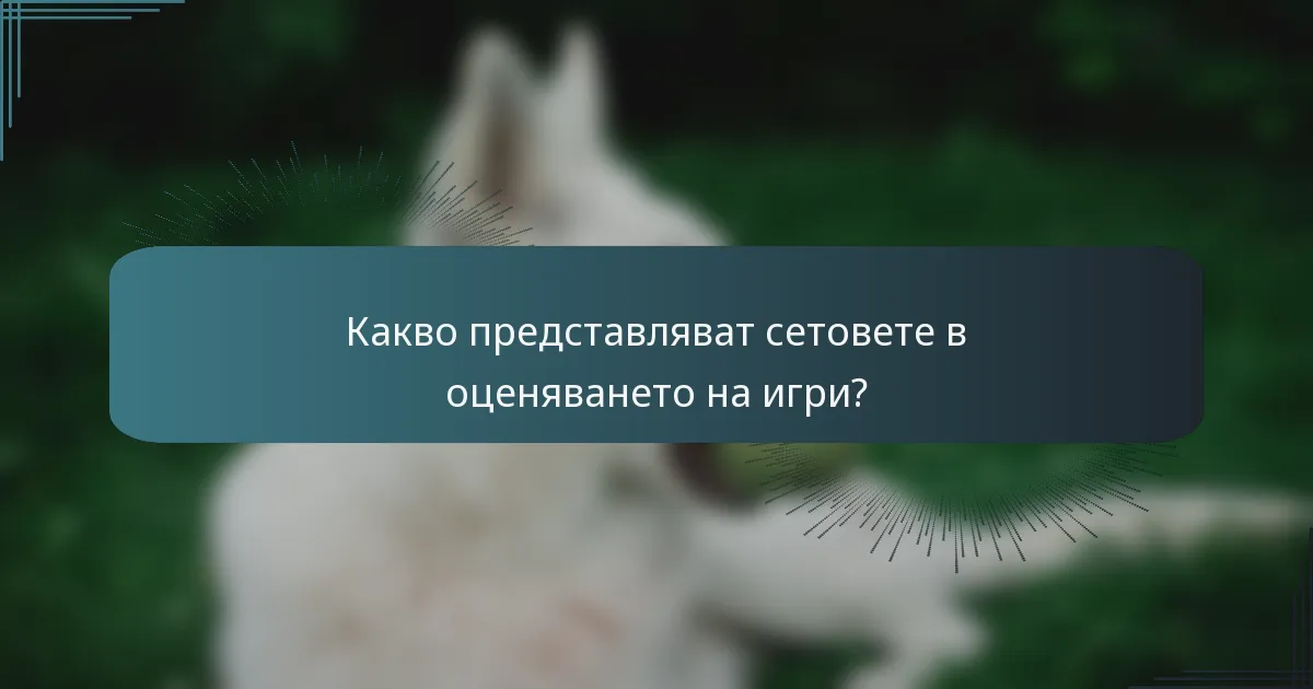 Какво представляват сетовете в оценяването на игри?